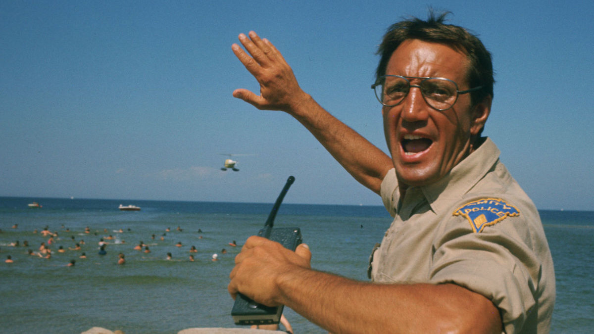 Roy Scheider dans les Dents de la Mer